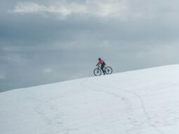 biking in snow -heather paskewich