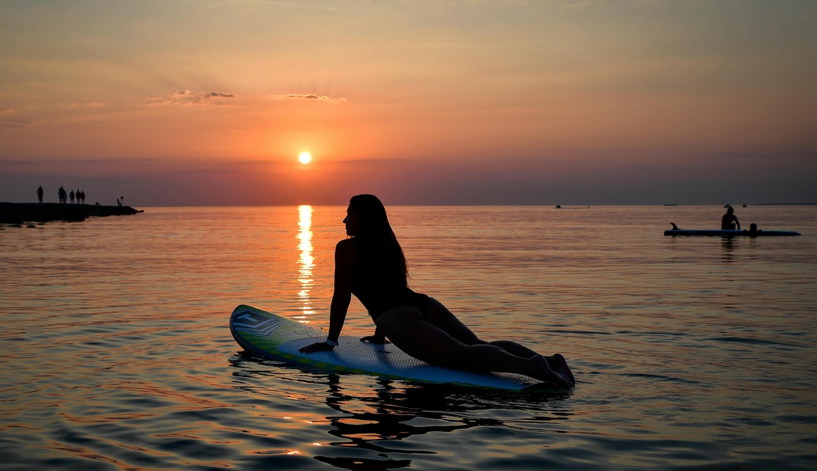 june paddleboard yoga